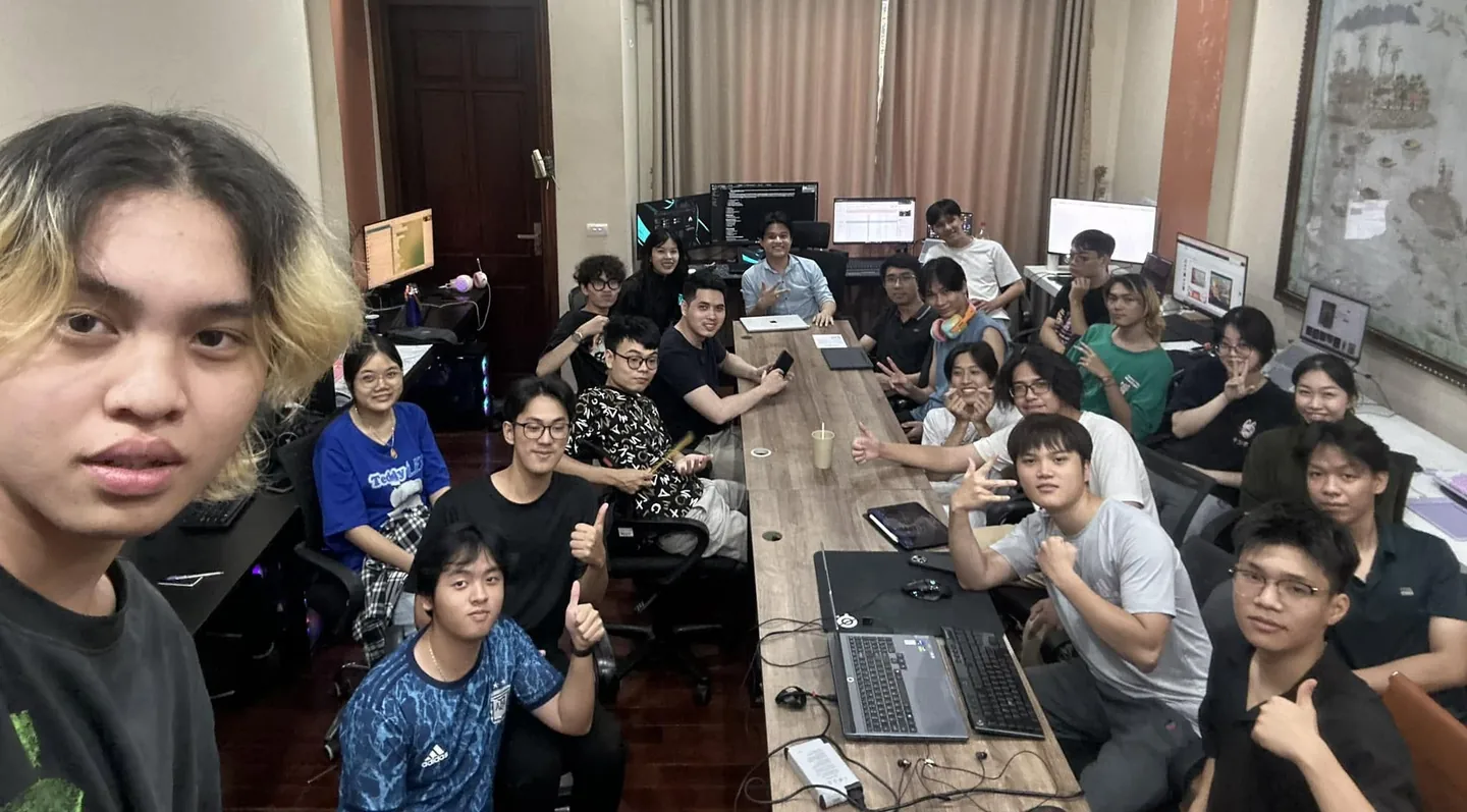 Đội ngũ M-SCI Gaming tại không gian làm việc